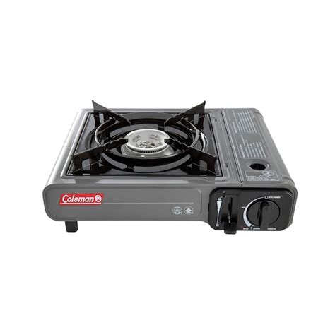 coleman no.237 single burner with metal storage box|coleman propane 1 burner.